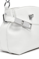 Women's White Long Strap Crossbody Bag | Derimod Women's White Long Strap Crossbody Bag | Derimod