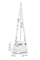 Women's White Long Strap Crossbody Bag | Derimod Women's White Long Strap Crossbody Bag | Derimod