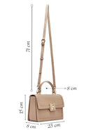 Women's Mink Long Strap Printed Crossbody Bag | Derimod Women's Mink Long Strap Printed Crossbody Bag | Derimod