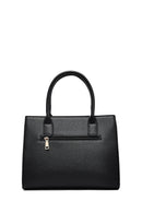 Women's Black Long Strap Knitted Classic Shoulder Bag | Derimod Women's Black Long Strap Knitted Classic Shoulder Bag | Derimod