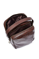 Men's Brown Mini Crossbody Bag | Derimod Men's Brown Mini Crossbody Bag | Derimod