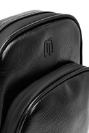 Men's Black Mini Crossbody Bag | Derimod Men's Black Mini Crossbody Bag | Derimod