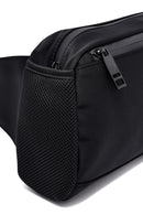 Men's Black Fabric Mini Waist Bag | Derimod Men's Black Fabric Mini Waist Bag | Derimod