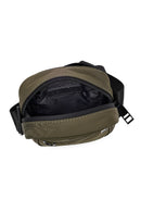 Men's Khaki Mini Fabric Messenger Bag | Derimod Men's Khaki Mini Fabric Messenger Bag | Derimod