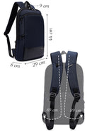 D-Pack Unisex Navy Blue Backpack | Derimod D-Pack Unisex Navy Blue Backpack | Derimod