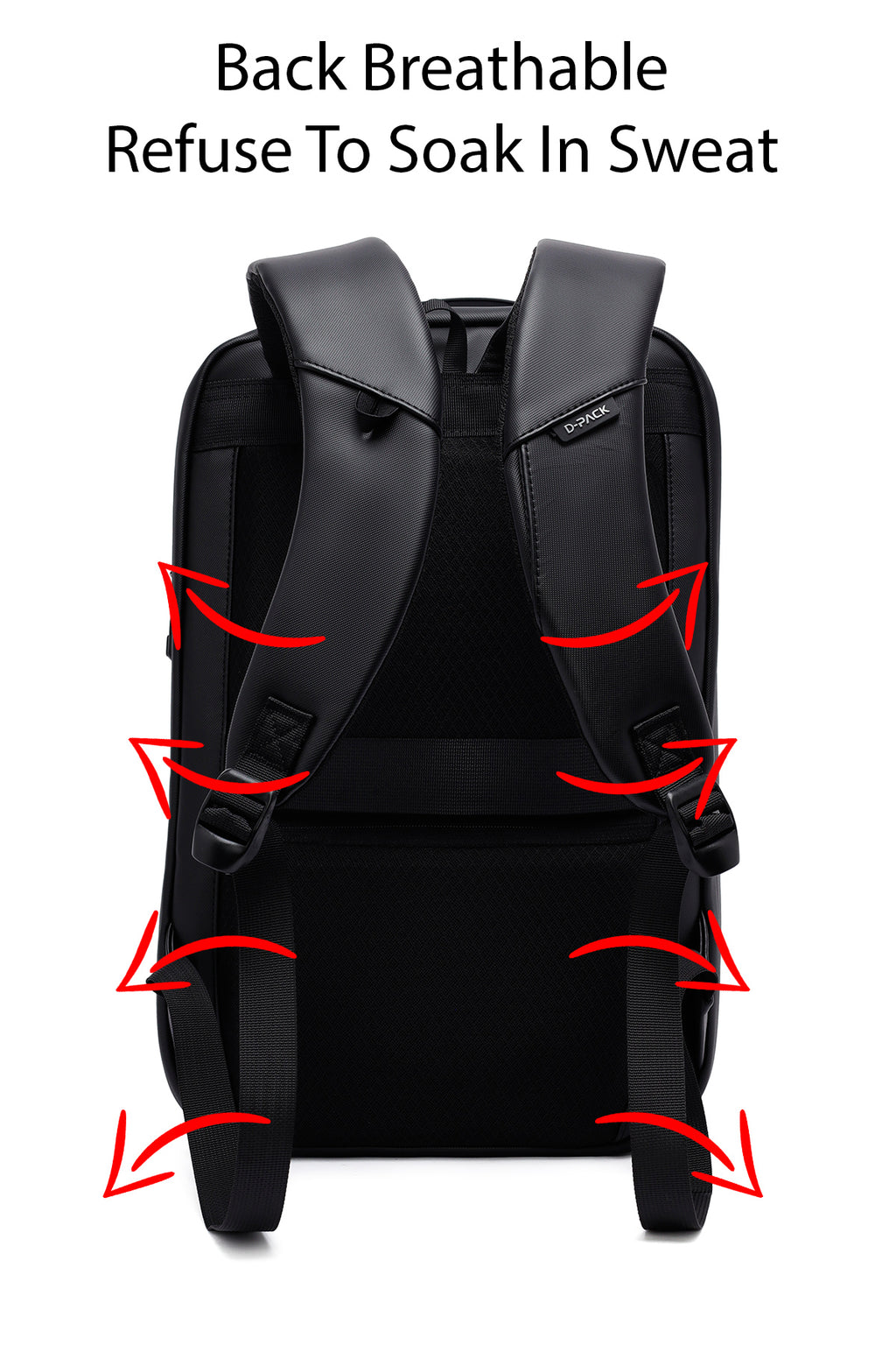 D-Pack Unisex Siyah Sırt Çantası