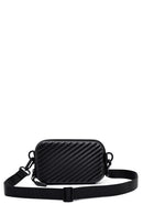 D-Pack Men's Black Mini Box Crossbody Bag | Derimod D-Pack Men's Black Mini Box Crossbody Bag | Derimod
