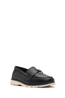 Kadın Siyah Deri Comfort Loafer | Derimod Kadın Siyah Deri Comfort Loafer | Derimod