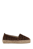 Woman Leopard Suede Espadrilles | Derimod Woman Leopard Suede Espadrilles | Derimod