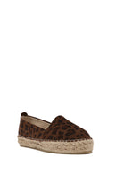 Woman Leopard Suede Espadrilles | Derimod Woman Leopard Suede Espadrilles | Derimod