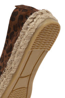 Woman Leopard Suede Espadrilles | Derimod Woman Leopard Suede Espadrilles | Derimod