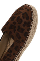 Woman Leopard Suede Espadrilles | Derimod Woman Leopard Suede Espadrilles | Derimod