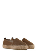 Woman Mink Suede Espadrilles | Derimod Woman Mink Suede Espadrilles | Derimod
