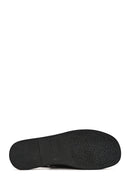 Women's Black Elastic Back Leather Sandals | Derimod Women's Black Elastic Back Leather Sandals | Derimod