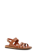 Women's Brown Ankle Buckle Leather Sandals | Derimod Women's Brown Ankle Buckle Leather Sandals | Derimod