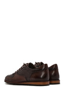 Men's Brown Lace-up Leather Casual Shoes | Derimod Men's Brown Lace-up Leather Casual Shoes | Derimod