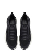 Men's Black Lace-Up Leather Casual Sneaker | Derimod Men's Black Lace-Up Leather Casual Sneaker | Derimod