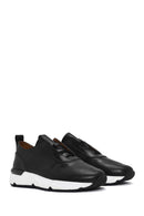 Men's Black Lace-up Leather Sneaker | Derimod Men's Black Lace-up Leather Sneaker | Derimod