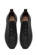 Men's Black Lace-up Leather Sneaker | Derimod Men's Black Lace-up Leather Sneaker | Derimod