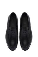Erkek Siyah Deri Klasik Loafer | Derimod Erkek Siyah Deri Klasik Loafer | Derimod