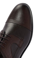 Men's Brown Laced Leather Classic Shoes | Derimod Men's Brown Laced Leather Classic Shoes | Derimod