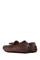 Men's Mink Tassel Suede Leather Loafer | Derimod Men's Mink Tassel Suede Leather Loafer | Derimod