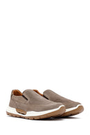 Men's Mink Thick Sole Nubuck Leather Comfort Loafers | Derimod Men's Mink Thick Sole Nubuck Leather Comfort Loafers | Derimod
