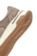 Erkek Bej Bağcıklı Süet Deri Sneaker | Derimod Erkek Bej Bağcıklı Süet Deri Sneaker | Derimod
