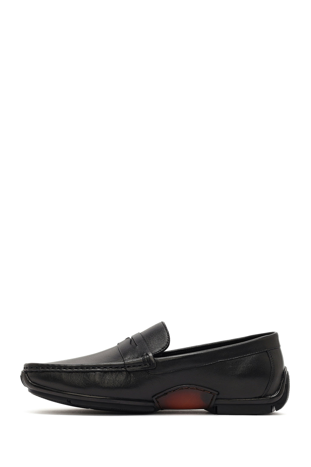 Erkek Siyah Deri Casual Loafer