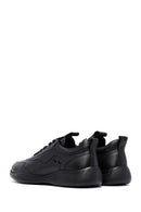 Erkek Siyah Bağcıklı Deri Sneaker | Derimod Erkek Siyah Bağcıklı Deri Sneaker | Derimod