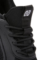 Derimod Zero Men's Black Lace Up Fabric Sneaker | Derimod Derimod Zero Men's Black Lace Up Fabric Sneaker | Derimod