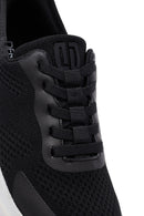 Derimod Zero Erkek Siyah Kalın Tabanlı Kumaş Sneaker | Derimod Derimod Zero Erkek Siyah Kalın Tabanlı Kumaş Sneaker | Derimod