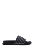 Men's Black Slippers | Derimod Men's Black Slippers | Derimod