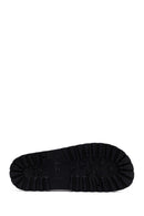 Men's Black Slippers | Derimod Men's Black Slippers | Derimod