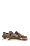 Men's Mink Suede Leather Casual Loafer | Derimod Men's Mink Suede Leather Casual Loafer | Derimod
