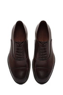 Men's Brown Laced Leather Classic Shoes | Derimod Men's Brown Laced Leather Classic Shoes | Derimod