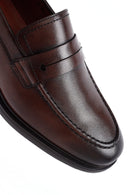 Erkek Kahverengi Deri Loafer | Derimod Erkek Kahverengi Deri Loafer | Derimod