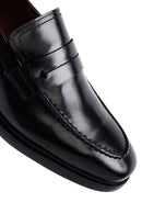 Erkek Siyah Deri Klasik Loafer | Derimod Erkek Siyah Deri Klasik Loafer | Derimod