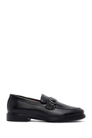 Erkek Siyah Tokalı Deri Loafer | Derimod Erkek Siyah Tokalı Deri Loafer | Derimod