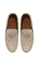 Men's Beige Suede Leather Loafer | Derimod Men's Beige Suede Leather Loafer | Derimod