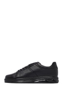 Men's Black Lace-Up Leather Sneaker | Derimod Men's Black Lace-Up Leather Sneaker | Derimod