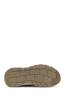 Men's Beige Lace-Up Nubuck Leather Sneaker | Derimod Men's Beige Lace-Up Nubuck Leather Sneaker | Derimod