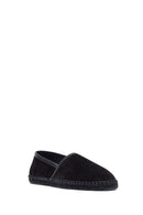 Men's Black Suede Leather Espadrilles | Derimod Men's Black Suede Leather Espadrilles | Derimod
