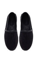 Men's Black Suede Leather Espadrilles | Derimod Men's Black Suede Leather Espadrilles | Derimod