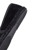 Men's Black Suede Leather Espadrilles | Derimod Men's Black Suede Leather Espadrilles | Derimod
