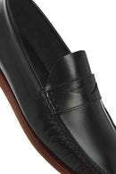 Men's Black Leather Casual Loafer | Derimod Men's Black Leather Casual Loafer | Derimod