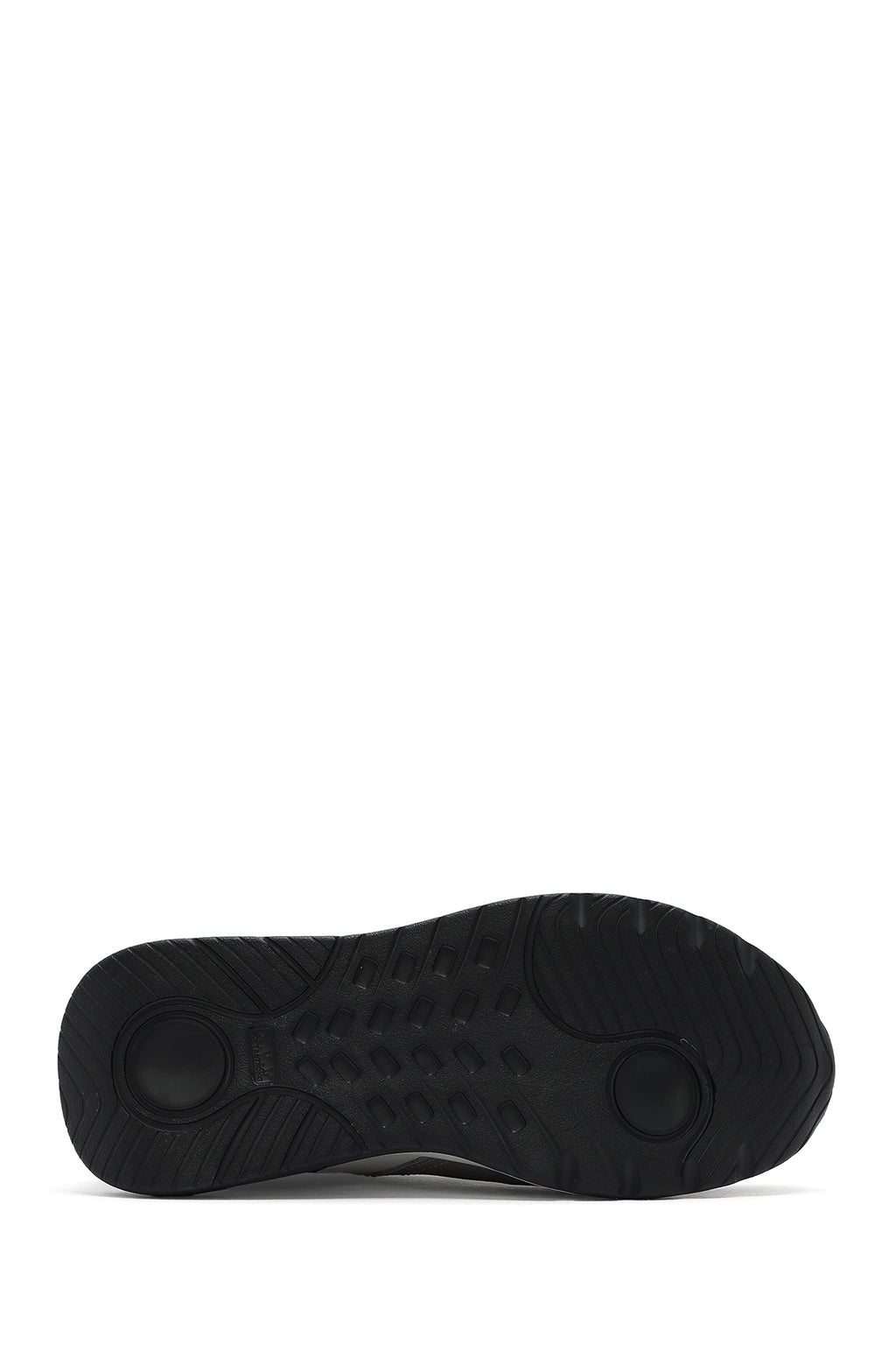 Erkek Siyah Bağcıklı Kalın Tabanlı Deri Sneaker
