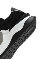 Erkek Siyah Bağcıklı Kalın Tabanlı Deri Sneaker | Derimod Erkek Siyah Bağcıklı Kalın Tabanlı Deri Sneaker | Derimod