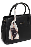 Women's Black Long Strapped Accessorized Shoulder Bag | Derimod Women's Black Long Strapped Accessorized Shoulder Bag | Derimod