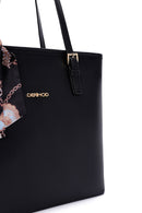 Women's Black Shoulder Bag with Accessories | Derimod Women's Black Shoulder Bag with Accessories | Derimod